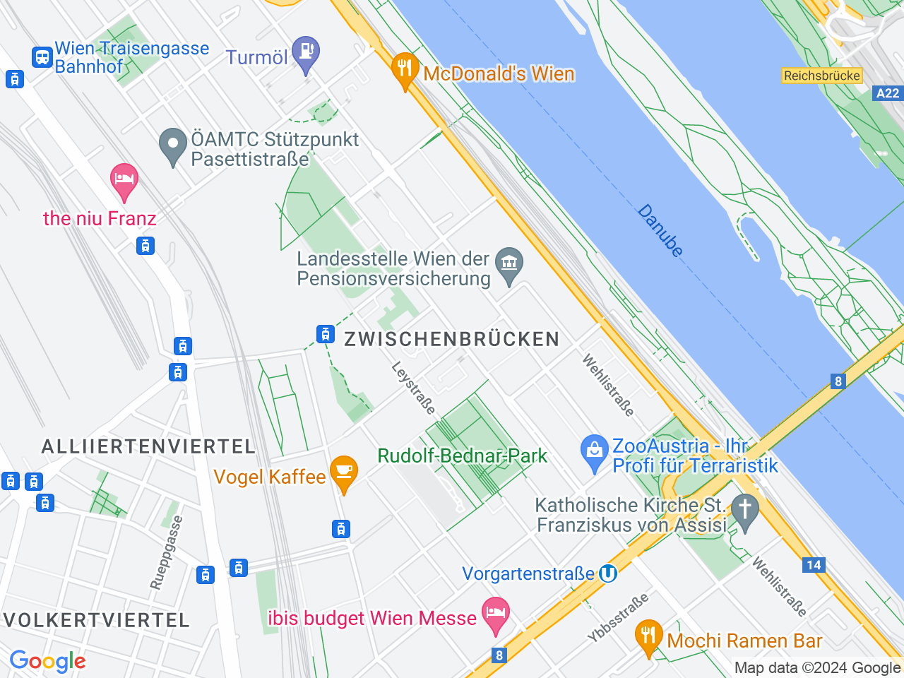 Zwischenbrücken, 1200 Wien, Wien, Österreich